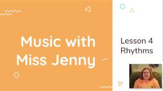 Lesson 4-Intro to Rhythms