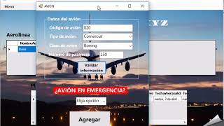 PROYECTO PROGRAMACIÓN II // AEROPUERTO XYZ // WINDOWS FORMS
