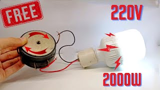 How to Build a 220V Generator at Home🤔💯