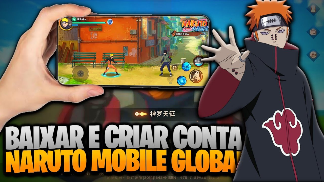 COMO BAIXAR E CRIAR CONTA NO NARUTO MOBILE! ATUALIZADO 2022 