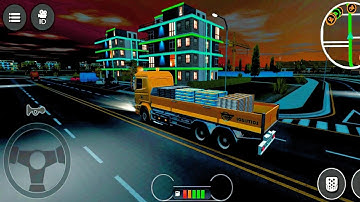 Drive Simulator 2022 : Logistic Truck | Brick/Block Pallets Delivery - Android Gameplay
