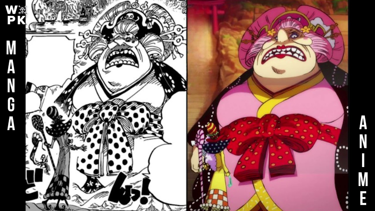 Comparison Episode 1003 Vs Chapter 991 & 992 One Piece