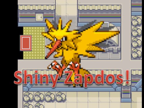 465 - LIVE! Shiny Zapdos after 1600 SRs in Fire Red 