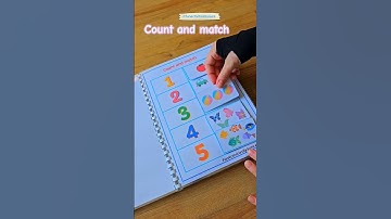 Count and match 😊 #activityideas #eyfs #toddlers #busybook #fypシ #matchingactivity #shorts #viral