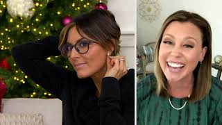 Diamonique x Amy Stran Bezel Set Earrings, Sterling Silver on QVC