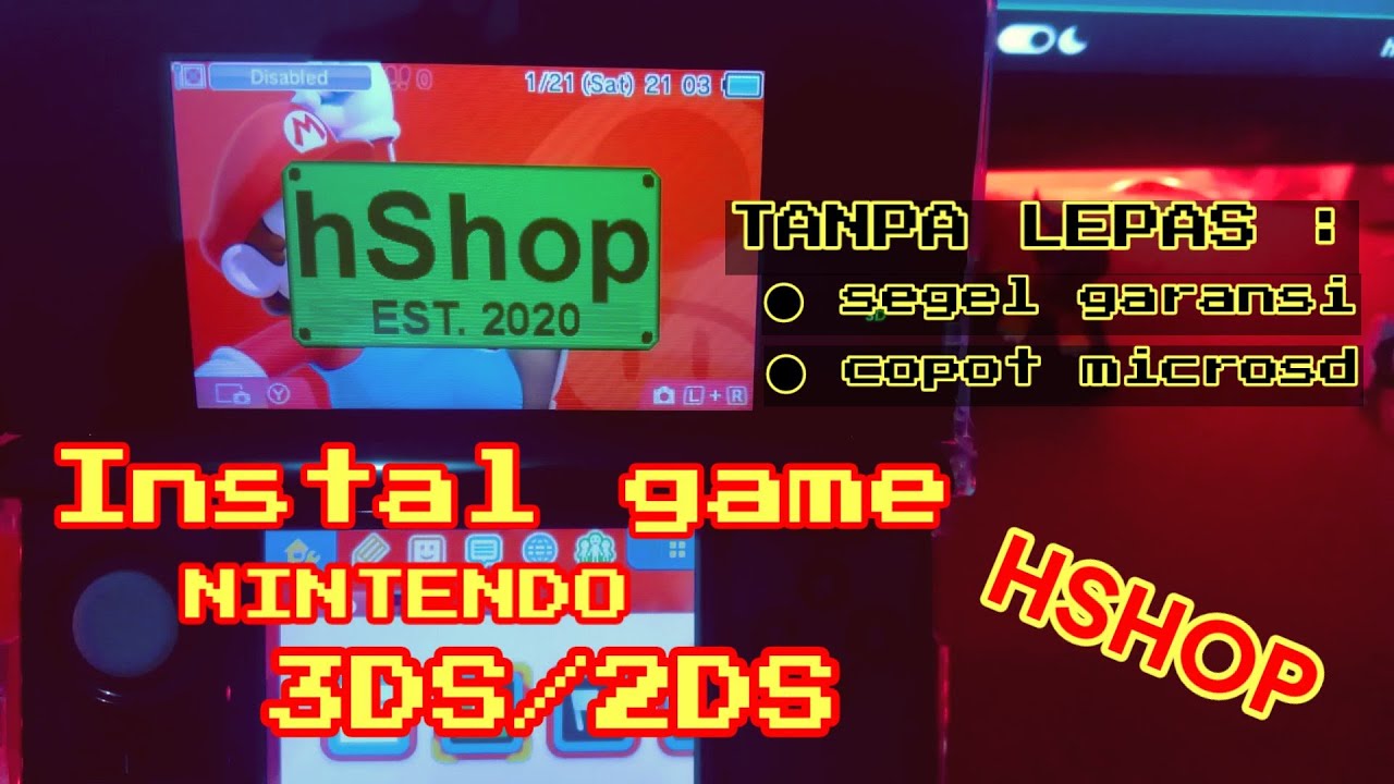 [TUTORIAL] INSTAL GAME NINTENDO 3DS/2DS VIA Indonesia YouTube