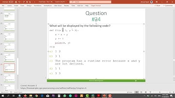 Final Sample Exam Questions (MCQ) - Part 2 of 2