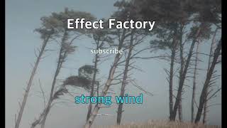 strong wind sound effect