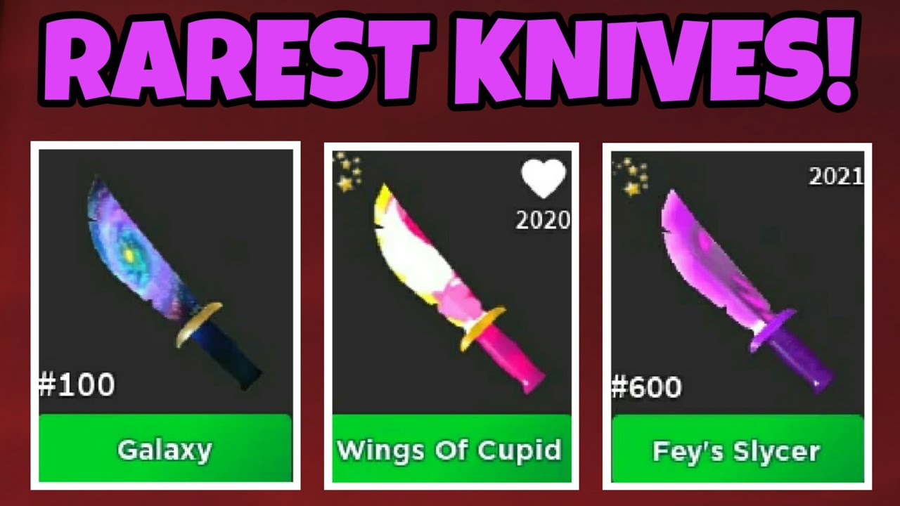 TOP 5 RAREST KNIVES! Survive the killer YouTube