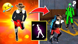 Trolleando a gente en lobo solitario con el nuevo emote más enojado de todo freefire😤😂