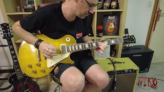 Demo Gibson Les Paul Bonamassa&#39;s Skinner Burst + Kelt F-Type Charlie Signature - Crunch Part 2 on 2