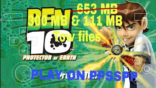 BEN 10 Protectr Of Earth Best Game for PPSSPP screenshot 5