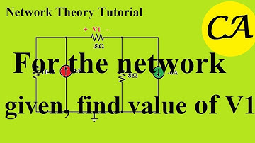 Network Theory Tutorial - Nodal analysis