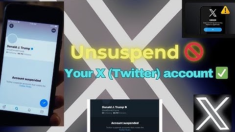 How to UNSUSPEND X (Twitter) account in Easy Steps | Unlock your X account 