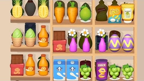 Goods Puzzle Sort Challenge Level 28 Game Walkthrough || Goods Puzzle Sort Match Game