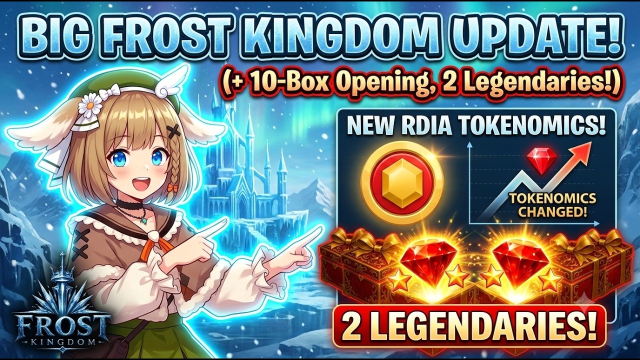 Frost Kingdom RDIA Tokenomics Update: From Burn-Only to Mint & Burn Model