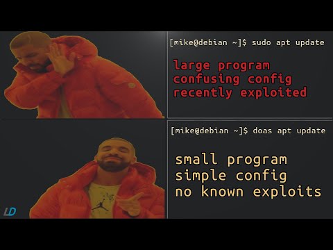 Replace SUDO with DOAS on Debian/Devuan