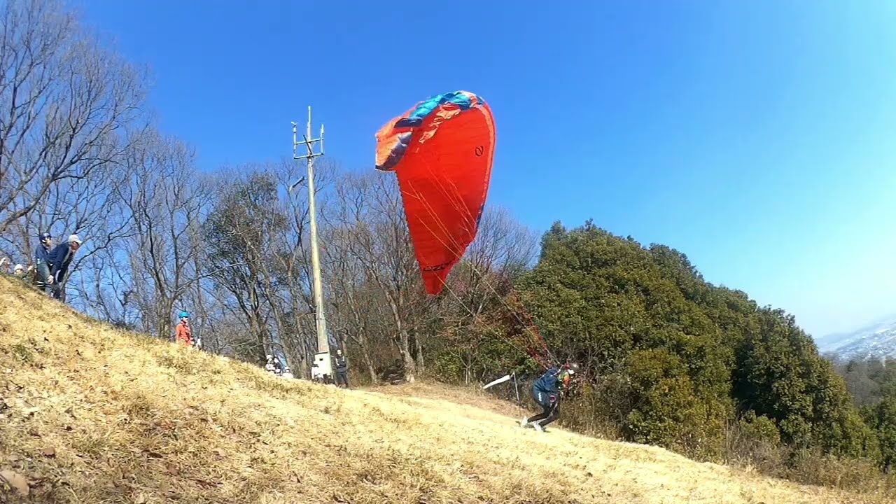 【パラグライダーテイクオフ集】みかも山2026年2月15日号