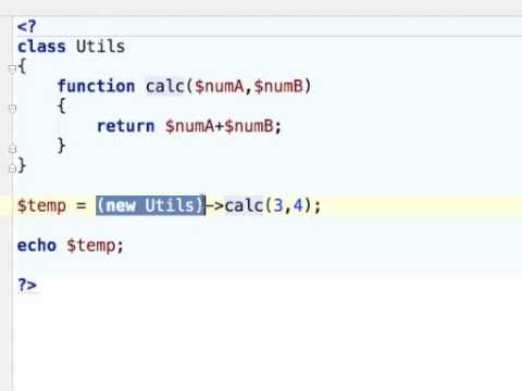 PHP 5.4 Access Members on Instantiation