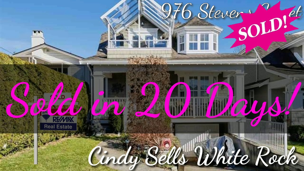 SOLD IN 20 DAYS! CINDY SELLS WHITE ROCK