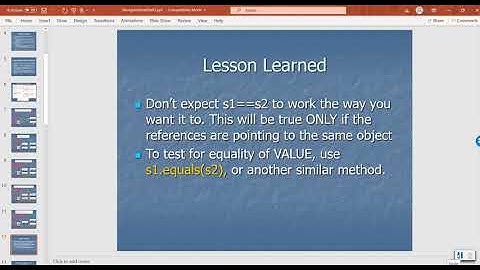 Java Video Lecture 8 - Strings