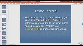 Java Video Lecture 8 - Strings