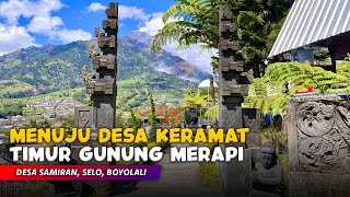Download lagu TO THE EAST SACRED VILLAGE OF MOUNT MERAPI!! Natural View of Sanjaya Hill, Wonodoyo Village