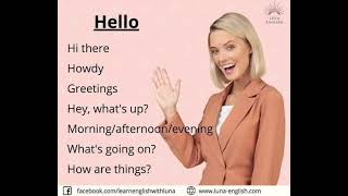 Kuch Synonyms and formal informal words