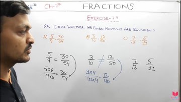 Q6) Ex-7.3 Class 6 Maths Chapter 7 Fractions | Maths Class 6 CBSE NCERT By Apni ClassRoom By Deepak