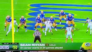 2022 NFL Draft Green Bay Packers Third Round Pick Sean Rhyan OG UCLA