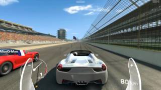 Free download: http://www.ea.com/real-racing-3 real racing 3: ferrari
458 spider - drag race 400m