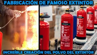 INCREIBLE fabricación de MILLONES de Toneladas del POLVO DE LOS EXTINTORES..!!!