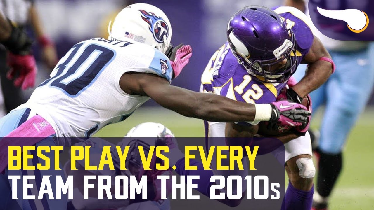 The Vikings Greatest Play Against Every Team in the 2010s YouTube