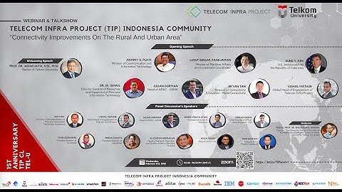 1st Anniversary of the Telecom Infra Project (TIP) Community Lab Telkom University