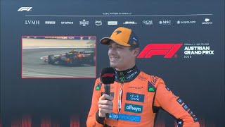 Lando Norris post-QUALIFYING interview | Norris: 