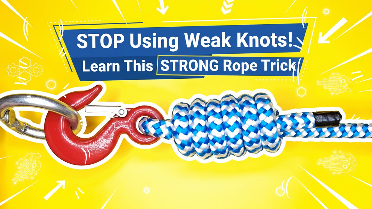 Strong Rope Vs Weak Rope STOP Using Weak Knots! Learn This STRONG Rope Trick - YouTube