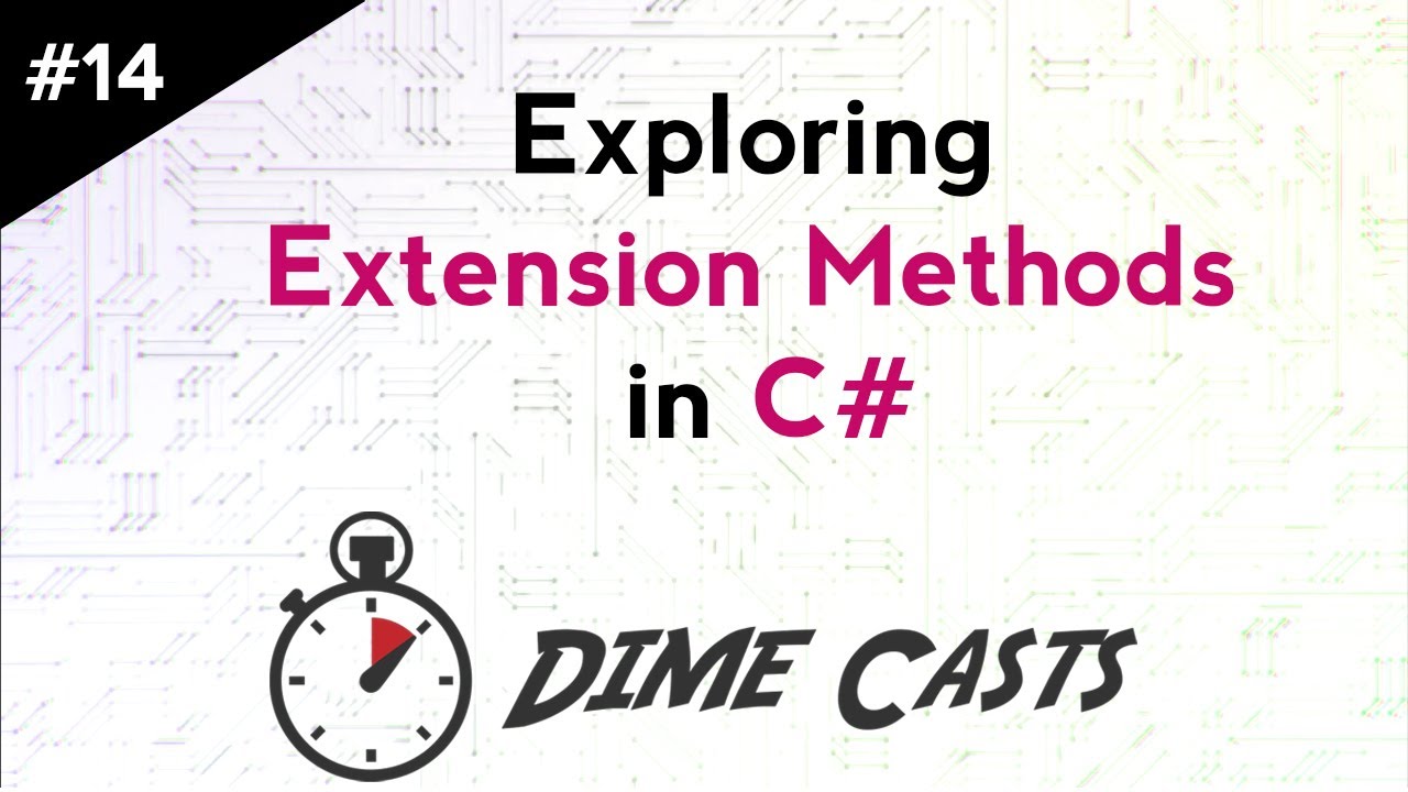 How to work with extension methods in C#