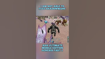 Glitch while taming shadowmane ark ultimate mobile edition genesis part 2 😭