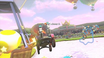 MK8: God-Like Red Shell Dodge