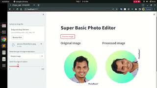 Streamlit photo editor