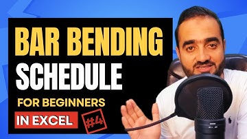 Barbending schedule | How to Create BBS Excel Sheet | BBS For Beginners | By Mudassir Afraz