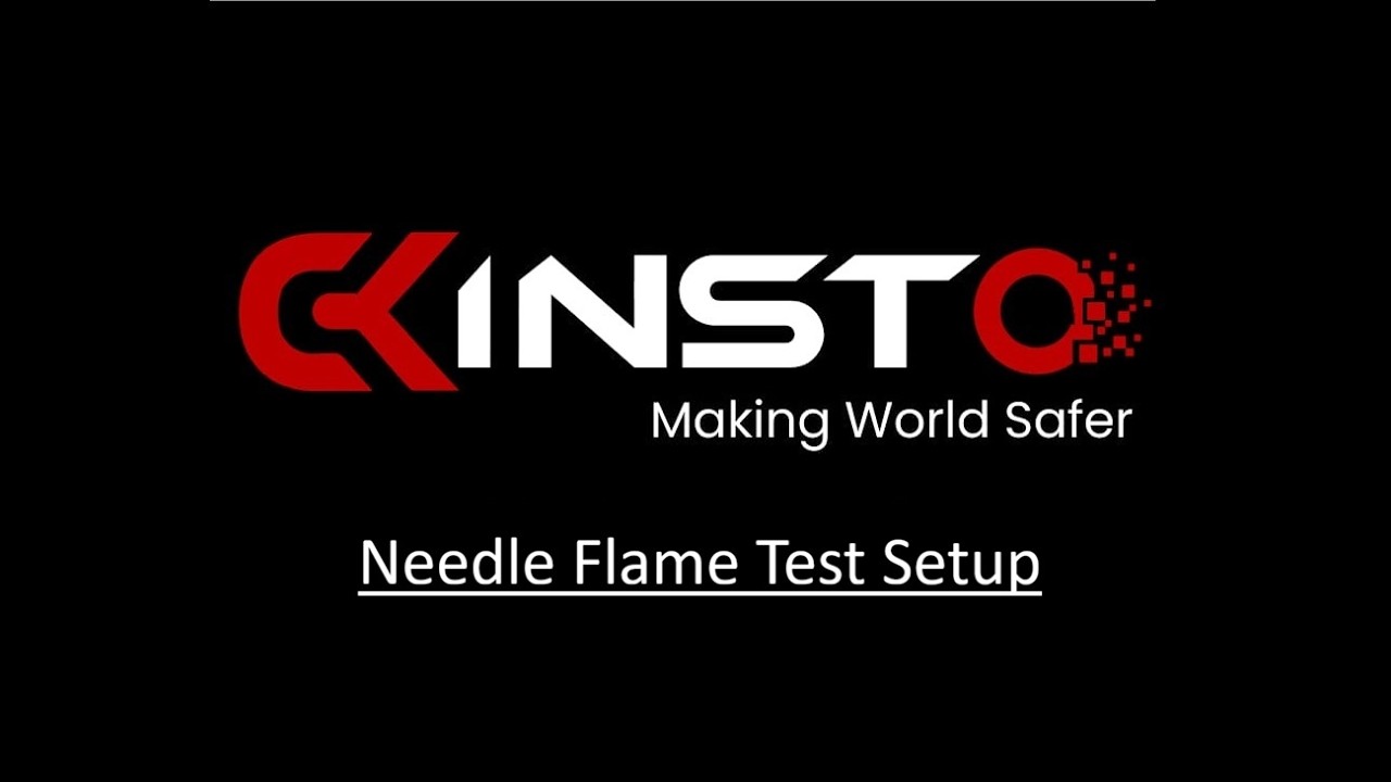 Needle Flame Test Setup | IEC 60695-11-5 | Fire Hazard Testing Equipment