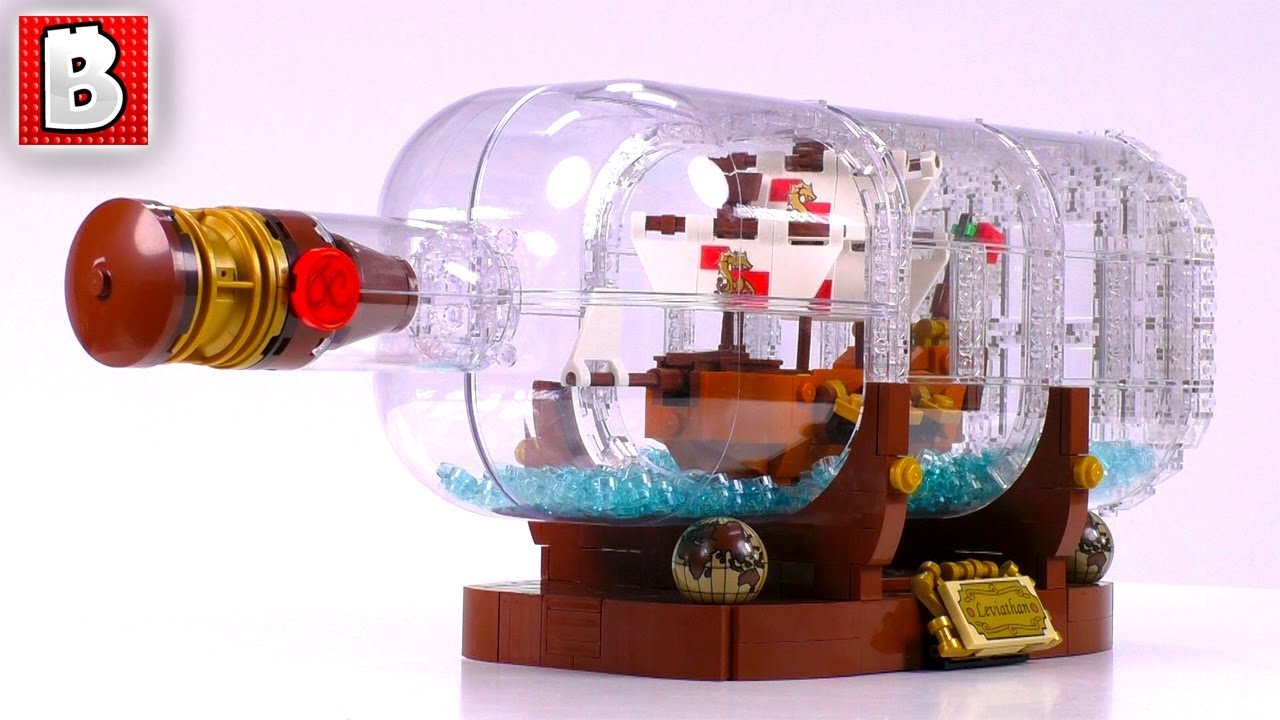 LEGO IDEAS 21313 Ship in a Bottle!| Unbox Build Time Lapse Review