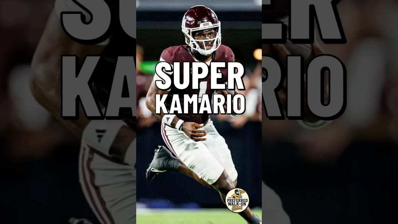 SUPER KAMARIO 🍄 | Mississippi State QB Kamario Taylor Is Breaking Out #cfb #collegefootball
