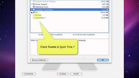 Mac OS X 10.6.3 : Lion Installation