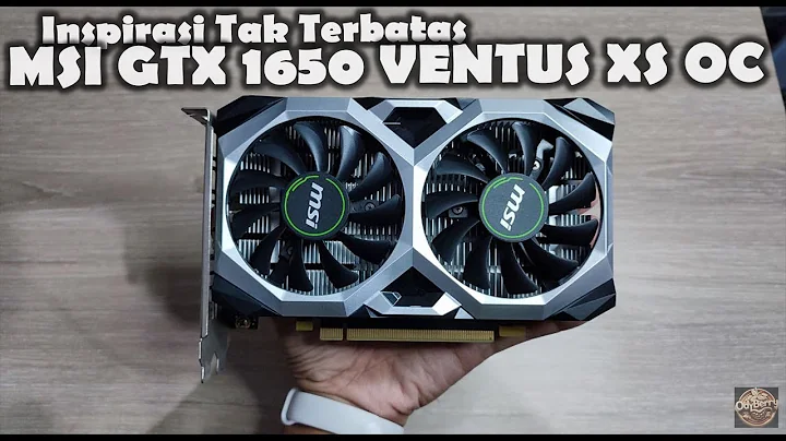 MSI GTX 1650 Ventus XS OC: 그래픽 카드 혁신