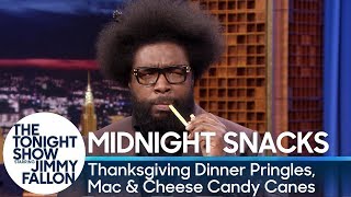 Midnight Snacks: Thanksgiving Dinner Pringles, Mac & Cheese Candy Canes