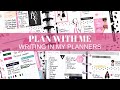 PLAN WITH ME | Writing In My Planners | Three Happy Planners | December 30 - January 5, 2019