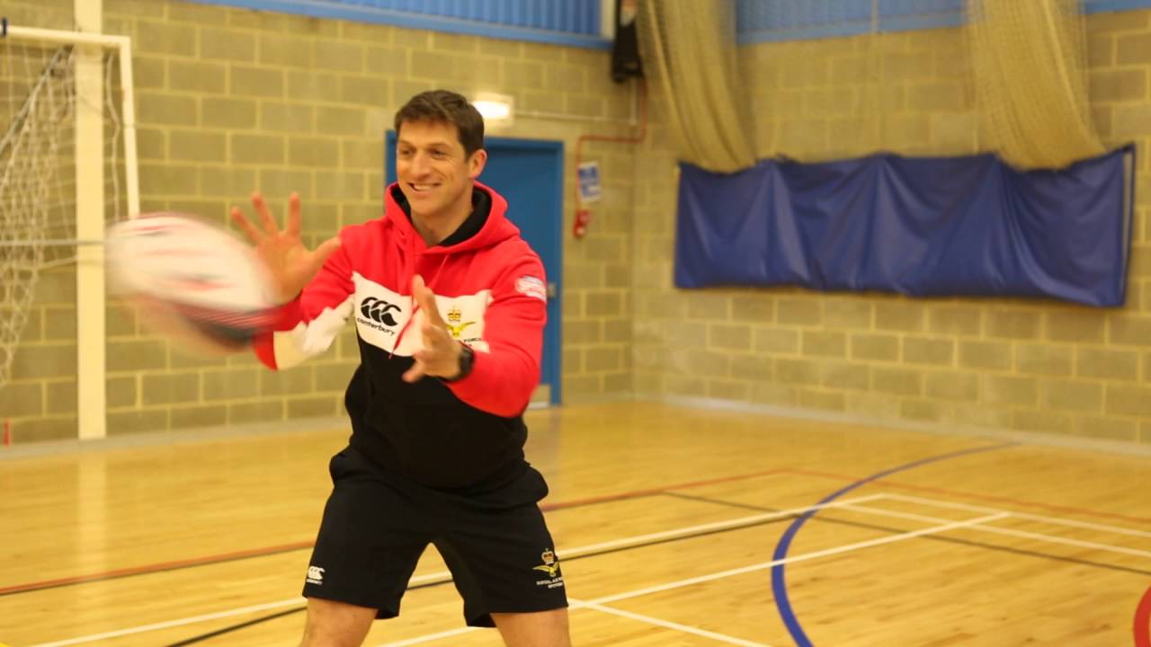 SKILLS & DRILLS WITH RAF RUGBY 7S PASSING UNDER PRESSURE YouTube