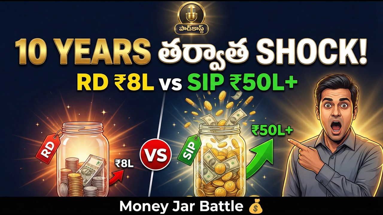 SIP vs RD Telugu | Which is Better for Long Term?